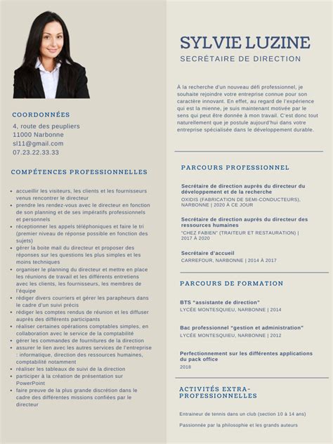 3 exemples de CV de secrétaire dont s inspirer