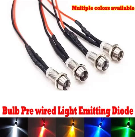 1pcs 5mm Led Bulb Pre Wired Light Emitting Diode 20cm Wire