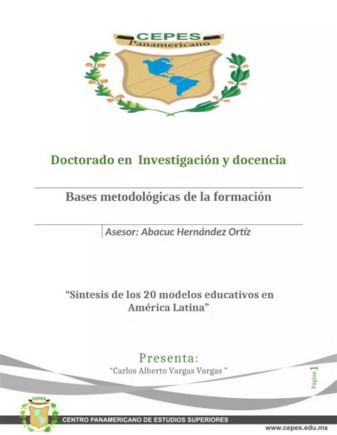 DOCX Modelos educativos para América Latina DOKUMEN TIPS