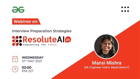 Webinar Interview Preparation Strategies ResoluteAI In YouTube