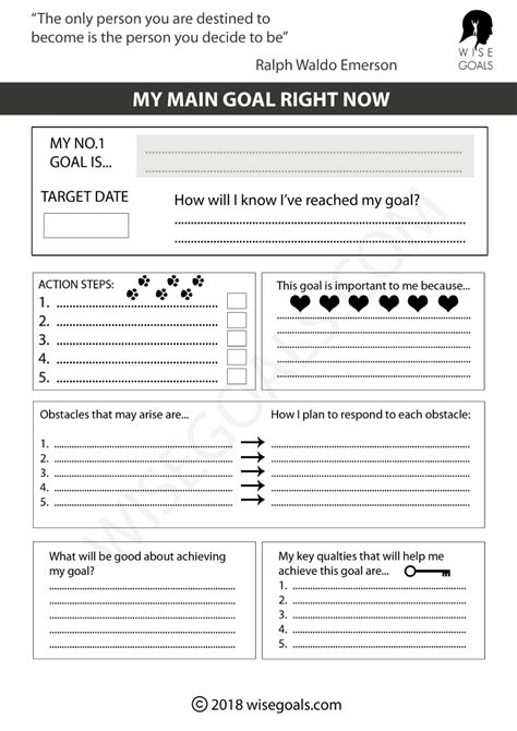 Goal Activities For Adults