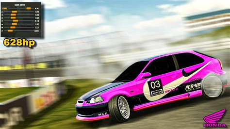 Drift Settings And Tune For Honda Civic Ek In Car Parking Multiplayer