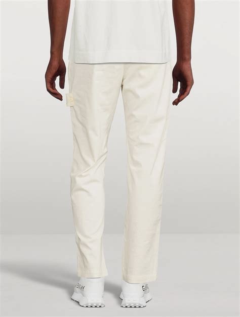 STONE ISLAND Stretch Cotton Satin Cargo Pants Holt Renfrew