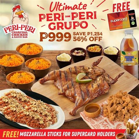 Peri Peri Charcoal Chicken Ultimate Peri Peri Grupo For ₱999 Food Advertising Meals Chicken