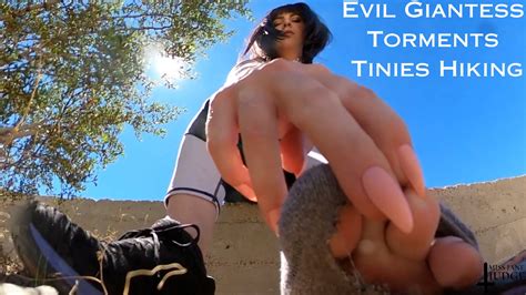 Evil Giantess Torments Tinies Hiking VR Porn Video VRPorn