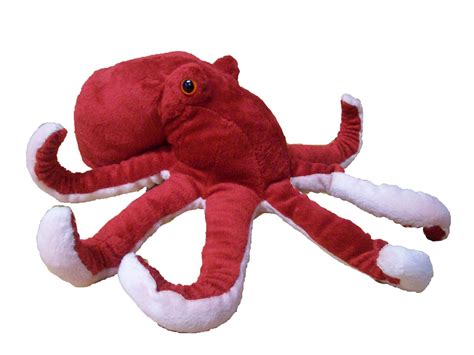 Octopus Plushie 12 Red Maritime Museum Of Bc