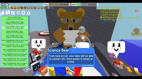 finishing one of science bear Quests - YouTube