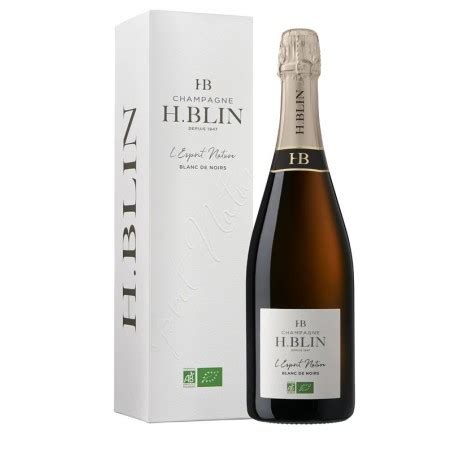 CHAMPAGNE BRUT BLANC DE NOIRS H BLIN