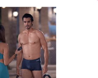 Shirtless Bollywood Men Bulging In A Swimsuit Hot Tv Hunk In Tiny Tight Swimsuit Reality Tv Hunk