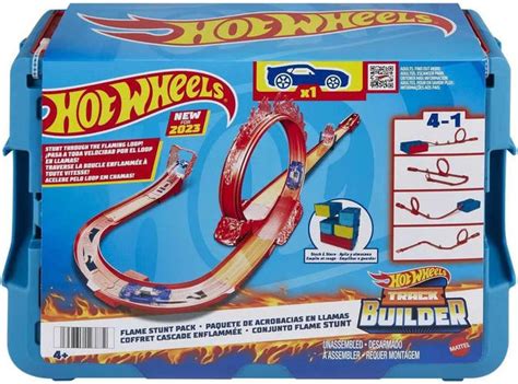 Hot Wheels Track Builder Flame Stunt Pack HMC Хот Вілс Вогняна петля ID ціна