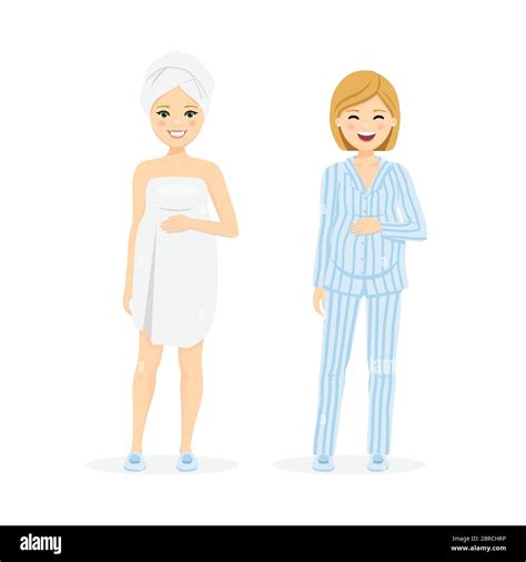 Schwanger Bikini Stock Vektorgrafiken Kaufen Alamy