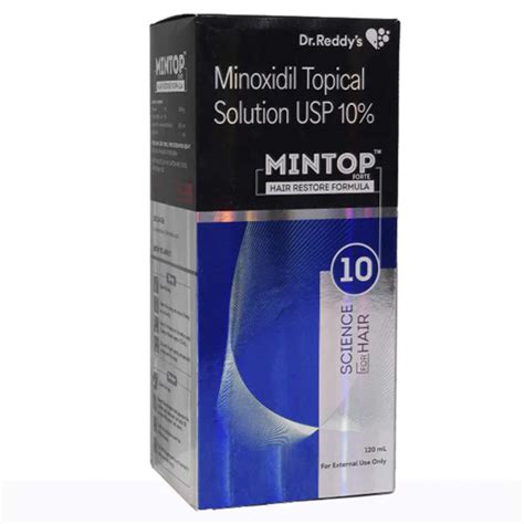 Dr Reddys Mintop 10 Minoxidil Topical Solution For Hair Growth 60ml