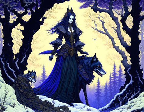 witch   wolf  xafoxy  deviantart