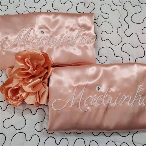 Kit 6 Robe Roupão Noiva Casamento Rose Nude Mãe Madrinha Elo7