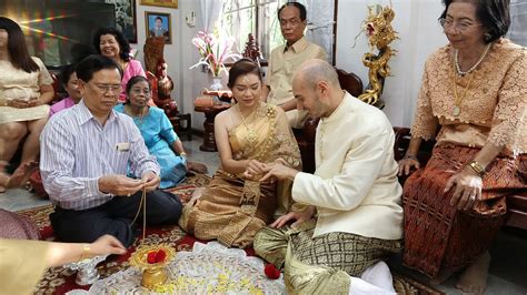 The Traditional Thai Wedding Ceremony Youtube