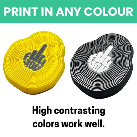 Fuck You Middle Finger Fidget Toy Fuck You Gift Gag Gift Fidget Desk Toy STL File For