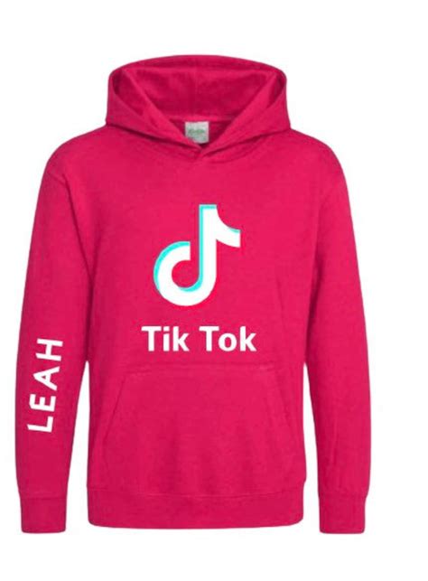 Personalised Tiktok Hoodie Fyp Hoodie Tik Tok Jumper Etsy