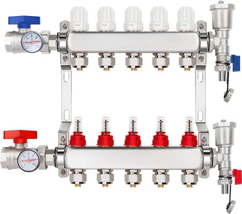 Cuilvu Loop Radiant Floor Heating Pex Manifold Stainless Steel Floor