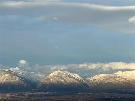 The Bitterroot Mountains This Morning Rmontana