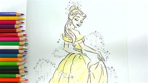 Disney Princess Belle Painting Youtube