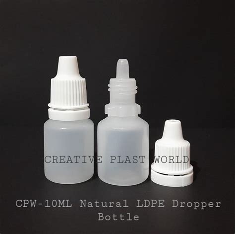 10ml Natural LDPE Dropper Bottles At Rs 1 Piece Plastic LDPE Dropper