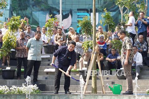 Kurangi Polusi Udara Erick Thohir Gaungkan Gerakan Gotong Royong