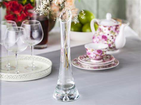 Single Stem Vase 25cm Solavia Glassware Single Stem Vase Decor