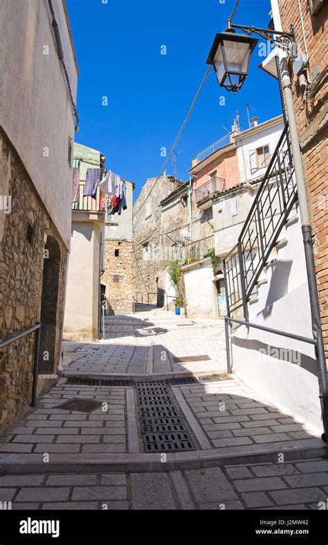 Alleyway Deliceto Puglia Italy Stock Photo Alamy