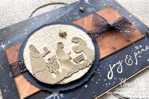 Stampin Up Night Divine Christmas Card Claire Daly Creates