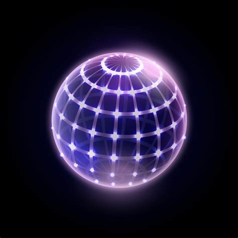 Premium Vector Protect Energy Sphere With Grid Or Shield Vector