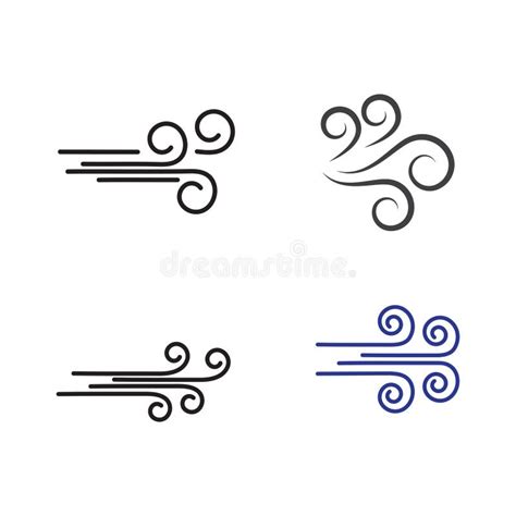 Wind Logo Vector Symbol Design Stock Vector Illustration Of Wind Wave 314685511