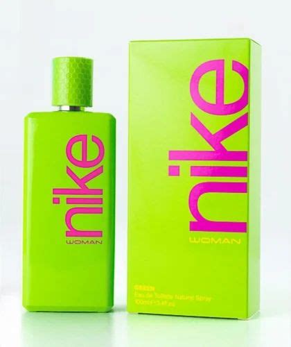 Rectangular Nike Woman Green Eau De Toilette Natural Spray To Keep