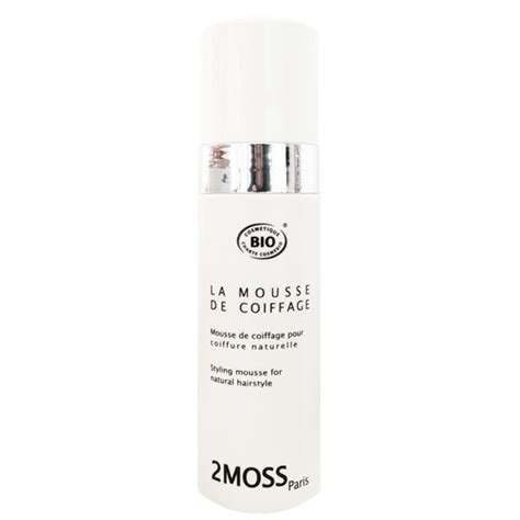 Mousse coiffante bio cheveux bouclés 2moss