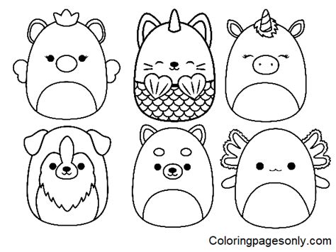 Disegni Da Colorare Gratuiti Di Squishmallow Pagine Da Colorare