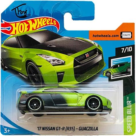 Hot Wheels Nissan Gt R R Guaczilla Speed Blur