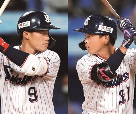 ヤクルト・山崎晃大朗＆塩見泰隆 燕の同級生外野手クロストーク ともに2人で 野球コラム 週刊ベースボールonline