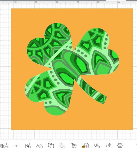 Shamrock 3d Shadow Box Svg Seamróg Svg Digital Cut File Paper Cut