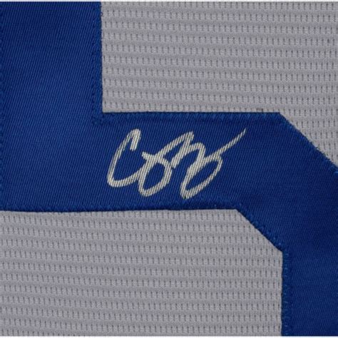 Corey Seager Signed Dodgers Authentic Majestic Cool Base Jersey (MLB ...