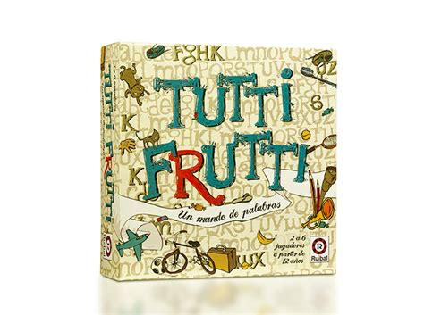 Juego Tutti Frutti Completo Ruibal Los Juegos De La Familia Tutti