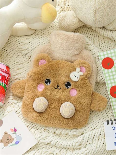 Pc Ml Cartoon Plush Hot Water Bag Cute Cartoon Design Hand Warmer Hand Warmers Cartoon