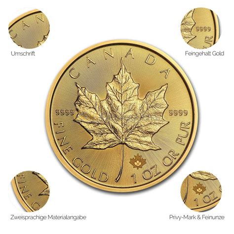 Maple Leaf Gold Preisvergleich Goldmünzen günstig kaufen