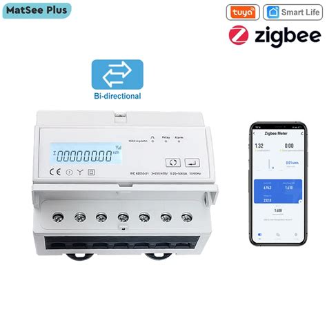 Zigbee Medidor De Energ A Trif Sico Vat Metro Bidireccional Con Control