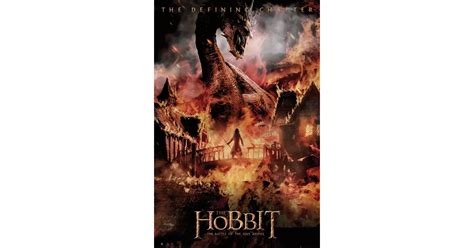 Hobbit Bitwa Pi Ciu Armii Smok Plakat Galeria Plakatu