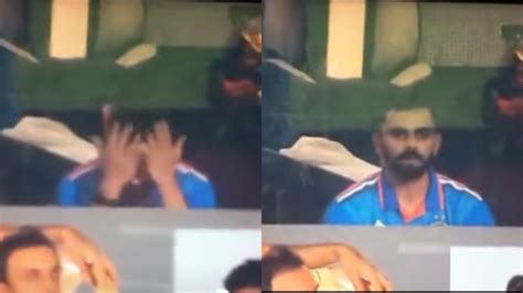 Odi World Cup 2023 Ind Vs Aus Frustrated Virat Kohli Beats His Head