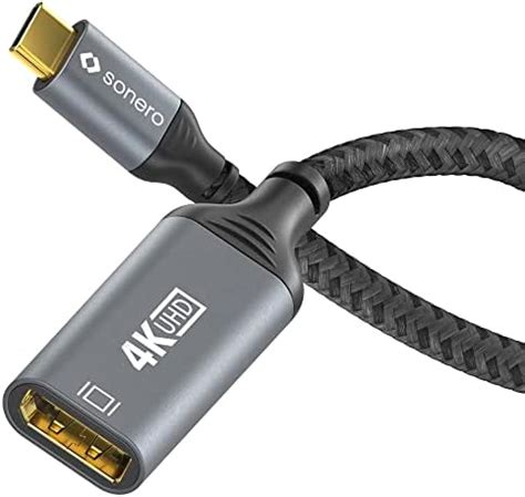 Sonero K Usb C Auf Displayport Adapter Displayport Buchse Auf Usb C