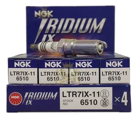 Jogo De Velas Ngk Iridium New Fiesta 1 6 16v Sigma Ltr7ix11