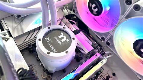 Thermaltake Th360 V2 Ultra Argb Sync Aio Liquid Cooler Snow Edition Review Funky Kit