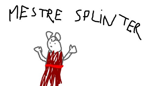 Mestre Splinter Desenho De Cerejinhavick Gartic