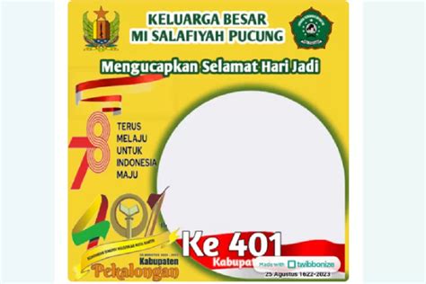 8 Link Twibbon Hari Jadi Kabupaten Pekalongan Ke 401 Terpopuler Untuk