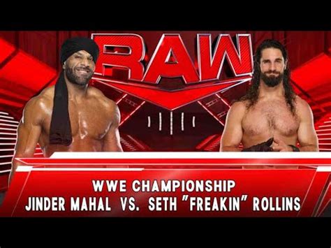 WWE 2K23 4K WWE Heavyweight Championship Seth Freaking Rollins VS